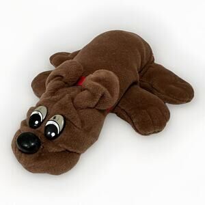 Tonka Vintage 80s Pound Puppy 8" Rumple Skin Brown Dog